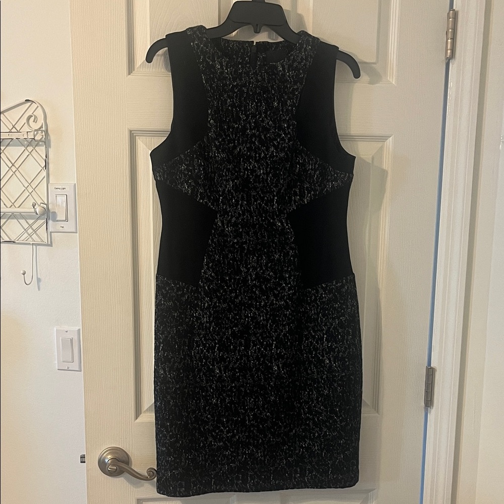 Alex Marie Black and Gray Mini Dress